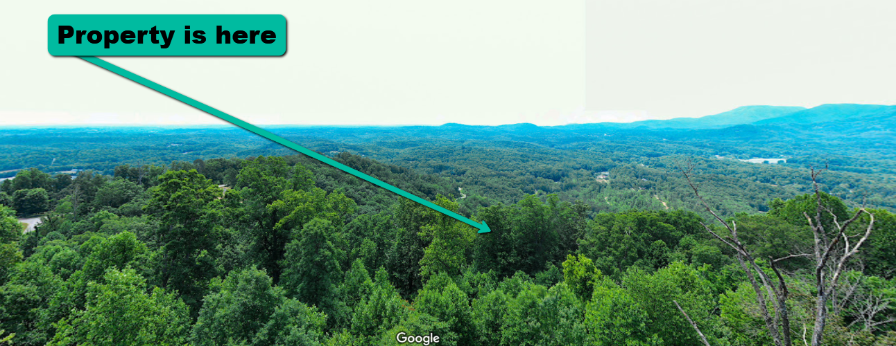 Google Earth View from Ragans Pointe